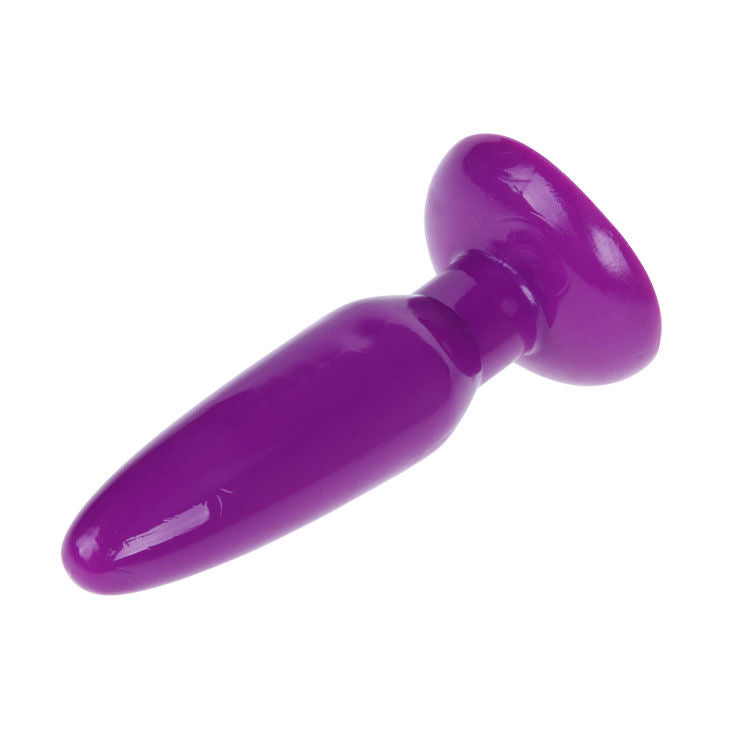 Anal Baths - Small Pink Anal Plug 15 cm, Gelatin, Conical Shape, Suction Cup for Anal Pleasure