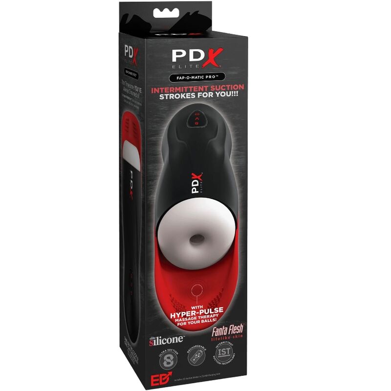 Pdx Elite - Stroker Fap-O-Matic Pro With Testicle Base 24.8cm