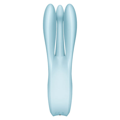 Satisfyer Vibrator - Threesome 1 with 3 Powerful Motors - Intense Vibrations - Clitoral Stimulation - Water Resistant - Soft Silicone - 15 Year Warranty