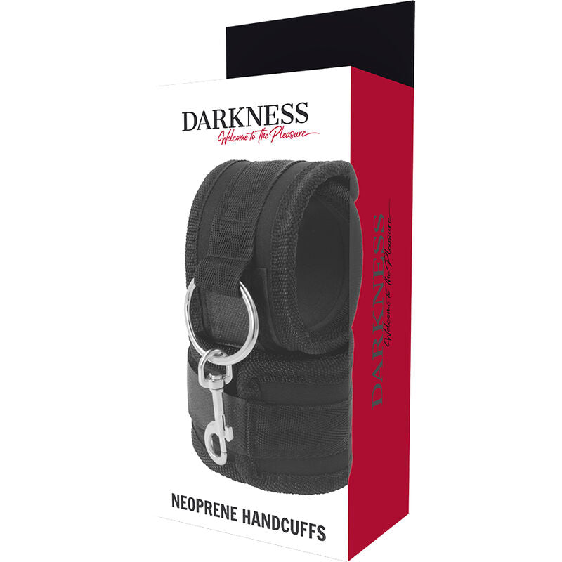 Darkness Bondage - Neoprene Handcuffs, Adjustable Handcuffs Set With Inner Padding