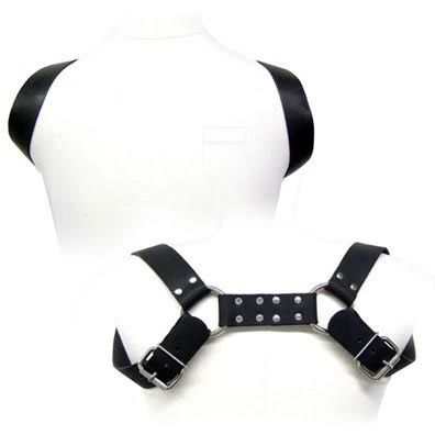 Leather Body - BDSM Adjustable Harness Leather Body Cover (Size S-XL)