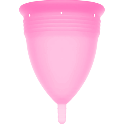 Stercup - Menstrual Cup Size L Pink, FDA Silicone, Reusable, and Comfortable