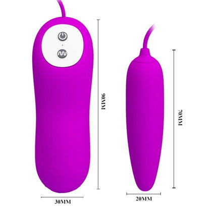 Pretty Love Flirtation - Harriet Massage Stimulator for Love with a Clitoris Stimulating Tail and 12 Vibration Functions /Es/En/Fr/De/It/Pt/Nl/Pl/Ro/