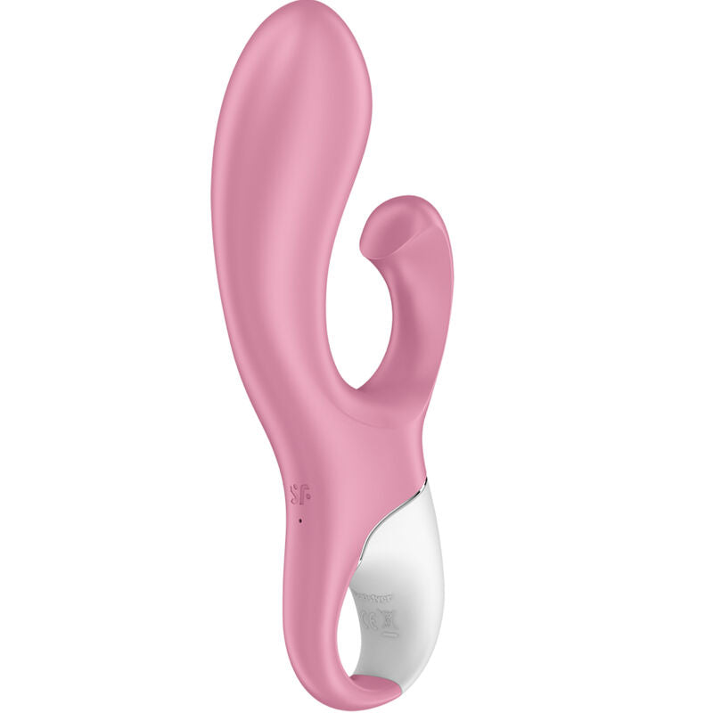 Satisfyer Vibrator - Bunny Air Pump 2 Old Pink, Inflatable, Vaginal and Clitoral Stimulation, 12 Vibration Programs