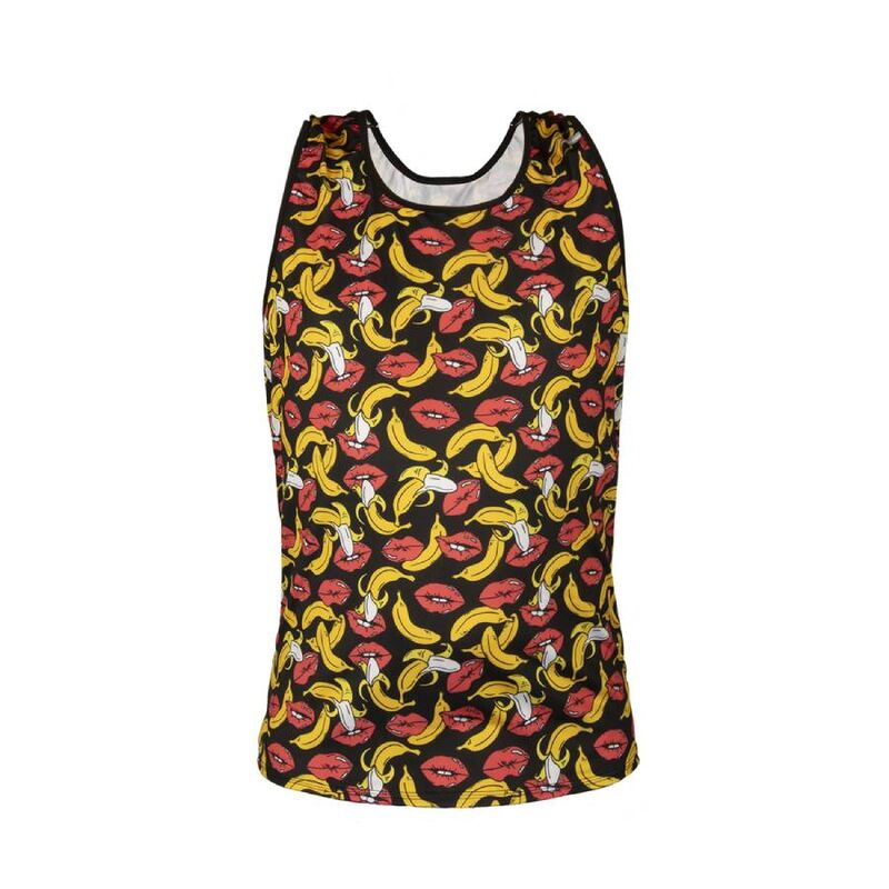 Anais Men Accesories - Banana Top L in Lycra with Banana Print, Composition: 80% Polyamide, 20% Elastane