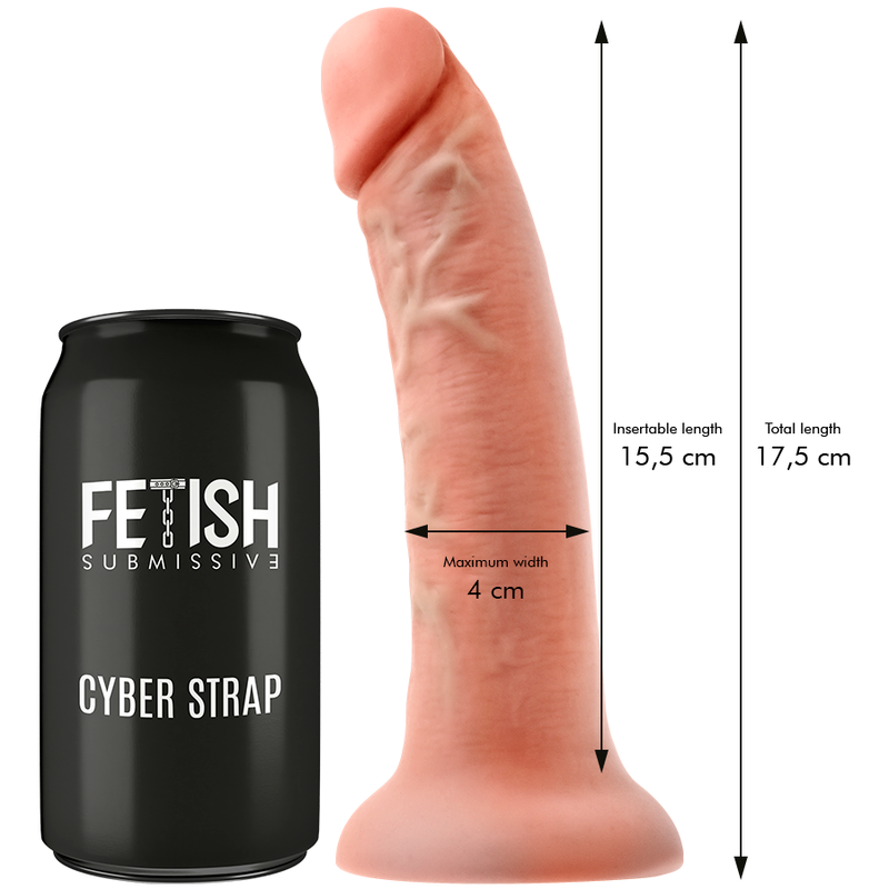 Fetish Submissive Cyber Strap-  Ham Cu Dildo Și Glonț De Control De La Distanță Watchme S Technology