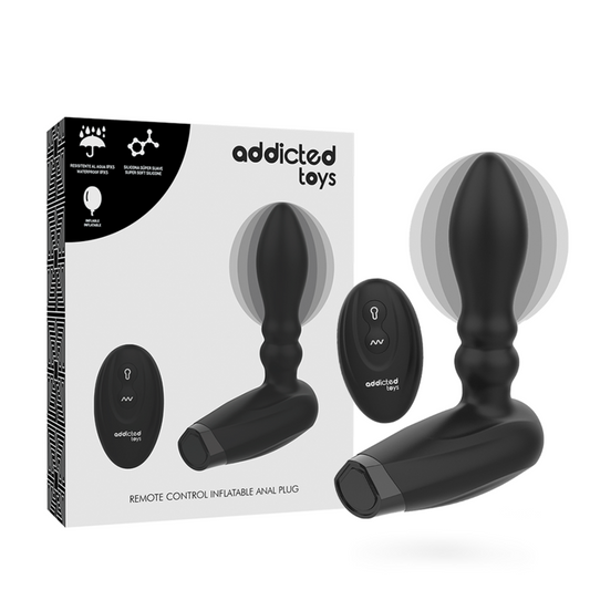 Addicted Toys Inflatable Addictive Toys with Remote Control - 10 Vibration Modes