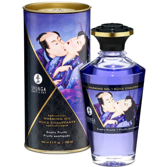 Shunga Oils - Massage Oil with Thermal Effect and Exotic Fruit Aroma 100 ml