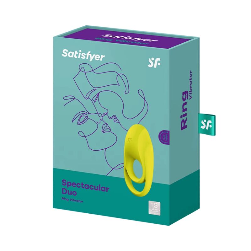 Satisfyer Ring- Vibrator Spectaculos Duo Ring Galben