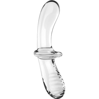 Satisfyer Crystal- Dildo Dublu De Cristal Transparent