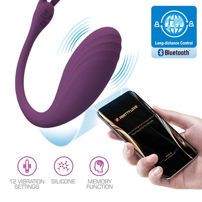 Pretty Love Led- Catalina Vibrator App Telecomanda Violet