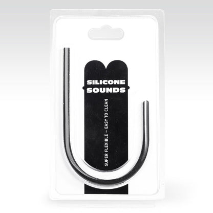 All Black - 8mm Silicone Urethral Probe, Length 24cm, 100% Silicone, Phalatose Free