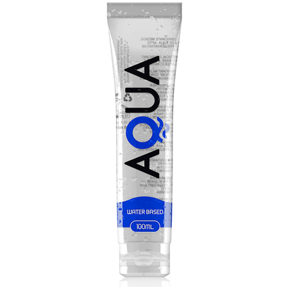 Aqua Quality - Water Based Lubricant, Neutral in Taste, 100 ml, Dermatologically Tested, CE Brand, Fragrance Free