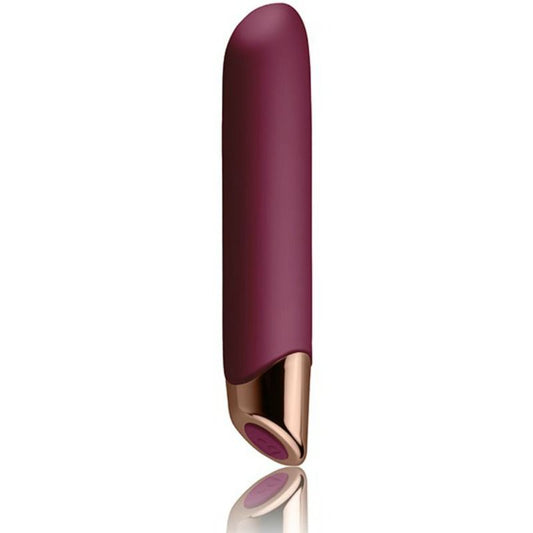 Rocks-Off - Chaiamo Vibrator Burgundy, Sensory Silicone, 10 Levels of Vibration and Pulsation, Water Resistant, USB Charging