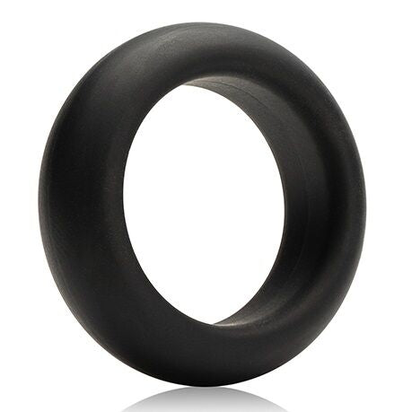 Je Joue - Maximum Stretch Silicone Cock Ring - Black, Stronger Erections, Prolonged Orgasms, Non-Slip Design, Dimensions: Non-Elongated Diameter 1.25cm, Extended Diameter 10cm