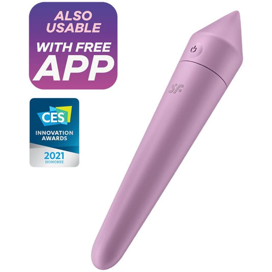 Satisfyer Connect - Bullet Ultra Power Bullet 8 Vibrator, App Control, Lilac