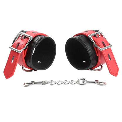 Ohmama Fetish - Adjustable Locking Buckle Wrist Restraints, Composition 85% PVC 15% Iron