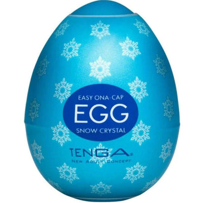 Tenga - Stimulating Snow Crystal Egg with Sharp Edges and Lotion Included