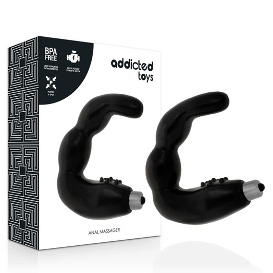 Addicted Toys - Vibrating Ball Prostate Anal Massager, TPR Material, 100% Safe, Uses 3 LR44 Batteries