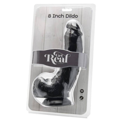 Get Real-  Dildo 20,5 Cm Cu Bile Negru