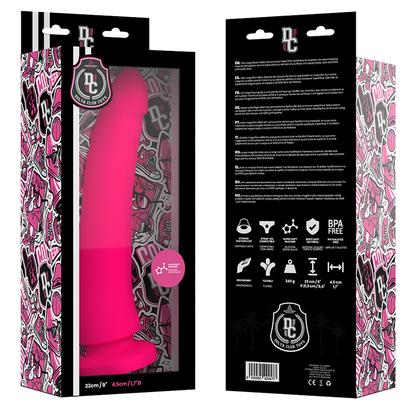 Deltaclub-  Jucării Roz Dildo Roz Silicon Medical 23 X 4,5 Cm