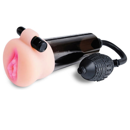 Pump Worx Travel Trio Pump Set with Fanta-Flesh Sleeves, Waterproof Vibrator and Travel Accessories