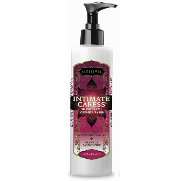 Kamasutra Cosmetics - Intimate Shaving Cream with Aloe Vera and Pomegranate, 250 ml