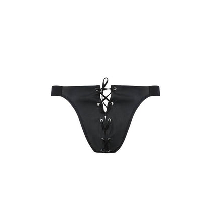 Passion Men - Ben Negru Open Briefs S/M, Men's Polyurethane and Polyester Underwear, Made in the EU