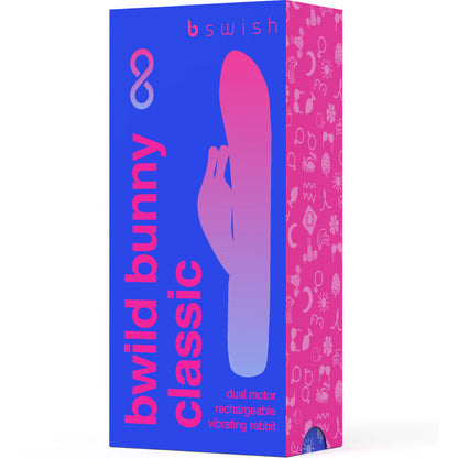 B Swish - Bwild Bunny Infinity Classic Silicone Rechargeable Vibrator Pacific Blue