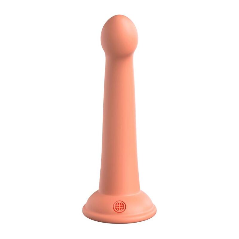 Dillio - Secret Explorer Dildo 15.24 cm Orange Silicone with Platinum