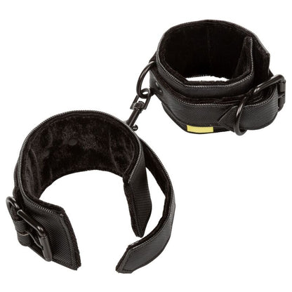 California Exotics - Boundless - Fully Adjustable BDSM Wrist Cuffs with Pivoting Design and Vegan Leather Lining