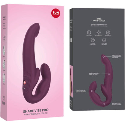 Fun Factory- Share Vibe Pro Vibrator Dublu Violet