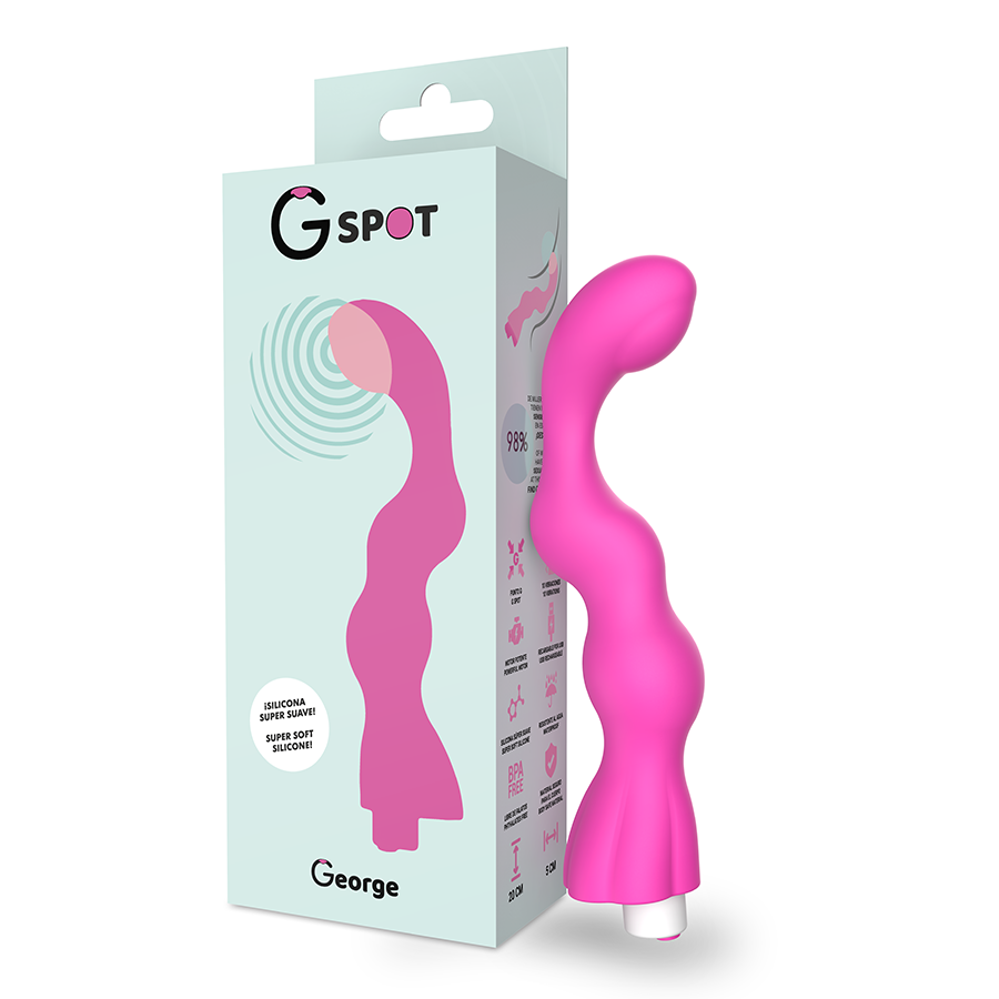 G-Spot- George Gspot Vibrator Gumă De Mestecat Roz