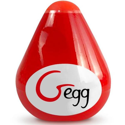 G-Vibe - Textured and Reusable Egg, Gegg, Red, Compact and Innovative Masturbator