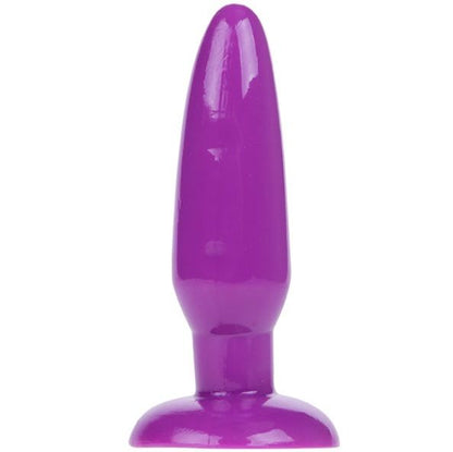 Anal Baths - Small Pink Anal Plug 15 cm, Gelatin, Conical Shape, Suction Cup for Anal Pleasure