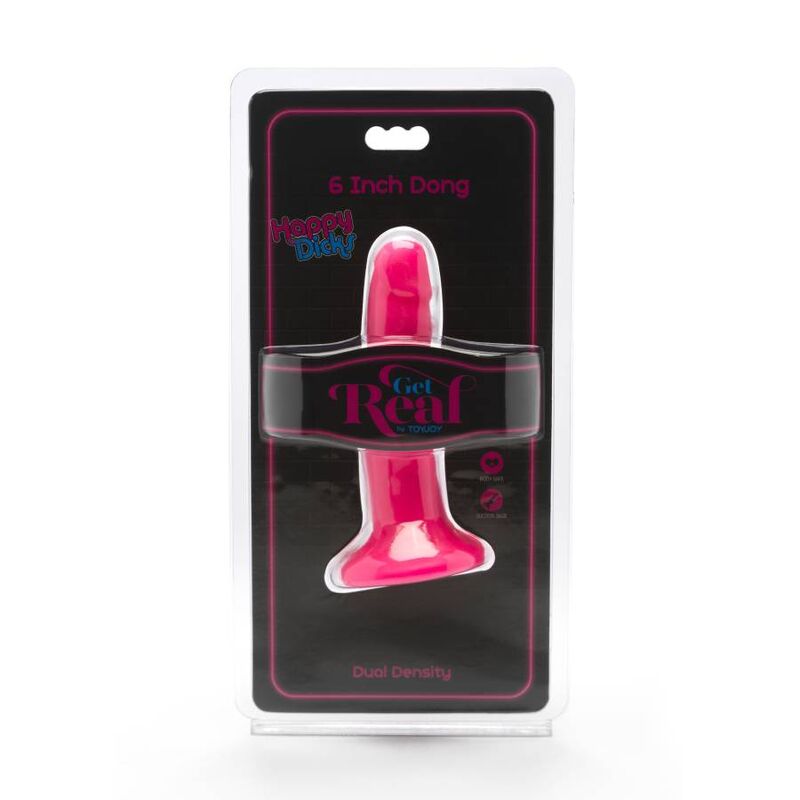 Get Real-  Happy Dicks Dildo 12 Cm Roz