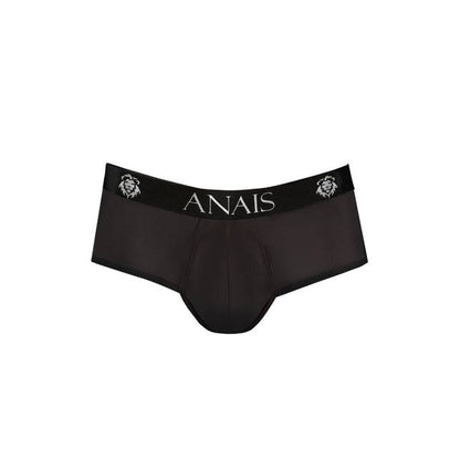 Anais Men - Petrol Jock Bikini M - Black Open Butt Microfiber Bikini Briefs