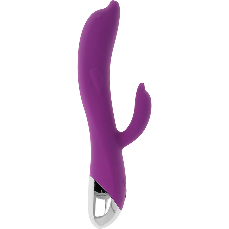 Ohmama Vibrators - Dolphin Flexible Vibrator 22 cm, Lilac, with 6 Speeds and Funny Design