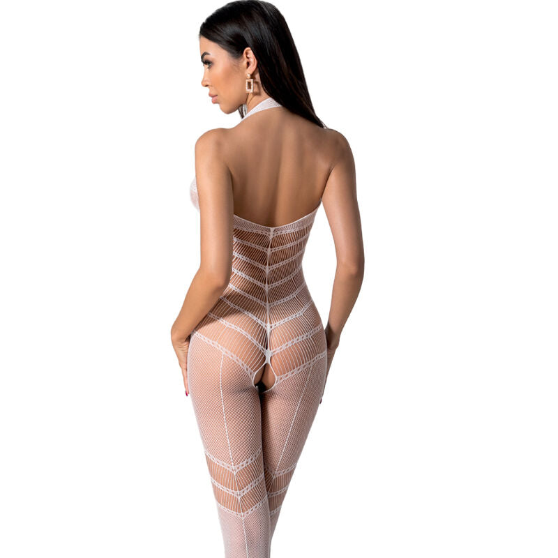 Passion Woman Bodystockings-Pasiune Bs100 Bodystocking Alb O Mărime Unică