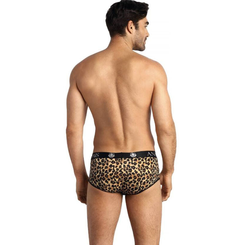 Anais Men - Mercury Brief M, Animal Print Microfiber Sexy Briefs, Size M, Composition 80% Polyamide and 20% Elastane