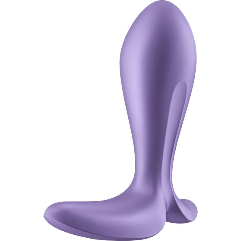 Satisfyer Intensity Anal Plug with Powerful Vibrations and Bluetooth Control, Purple, Body-Friendly Silicone, Water Resistant, 15 Year Warranty