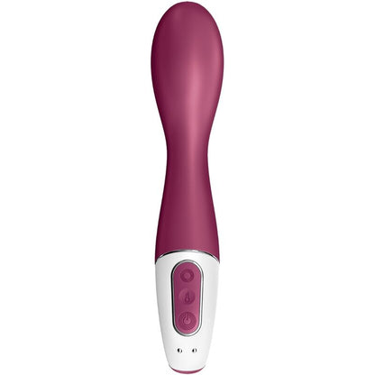 Satisfyer Hot Spot - G-Spot Vibrator with Sensual Stimulation and Heat, Bluetooth and Soft Silicone, Waterproof