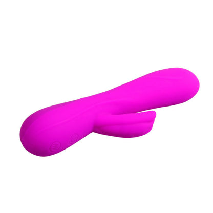 Pretty Love Flirtation - Barrette Vibrator With Clitoral Stimulation 30 Modes - Purple