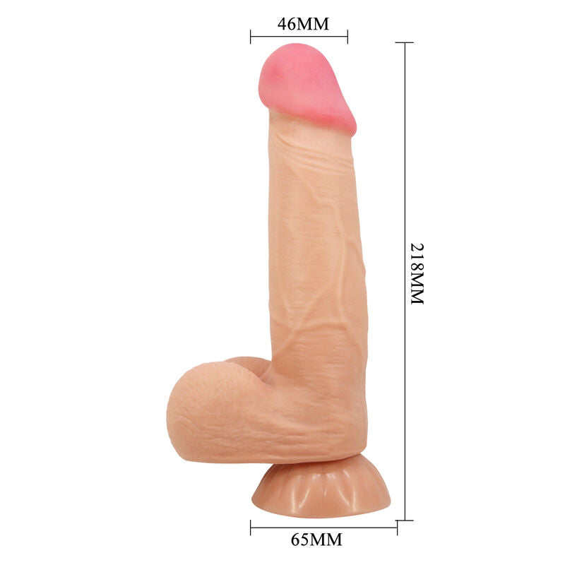 Pretty Love High Grade- Dildo Realist Cu Ventuză Cu Piele Glisantă 21,8 Cm