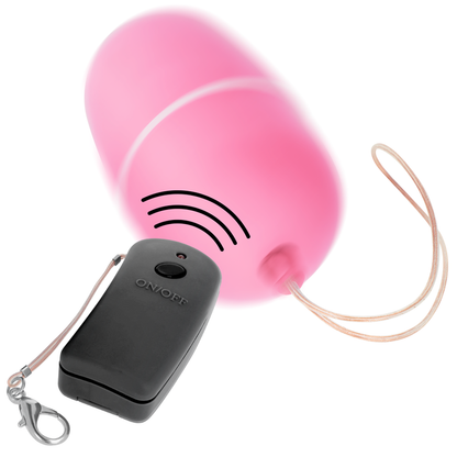 Online - Pink Remote Control Vibrator Egg, 10 Vibration Modes, Waterproof, Body Safe Materials