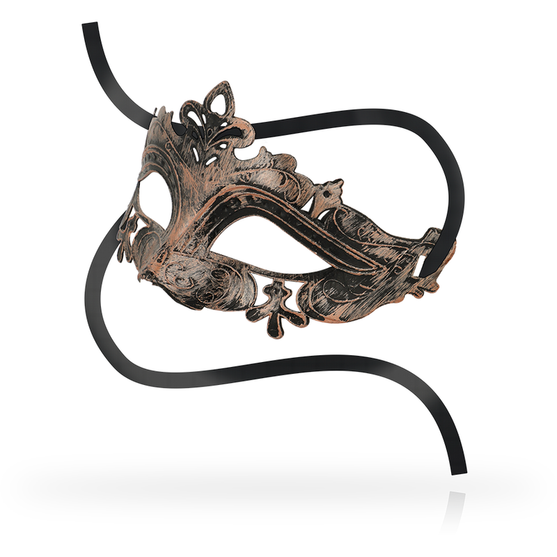 Ohmama Masks - Venetian Style Copper Mask, Unisex, One Size