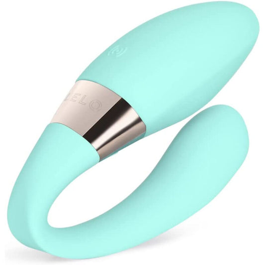 Lelo - Tiani Duo Massager for Couples with Remote Control - Aqua, Dual Stimulation, Sensemotion Technology