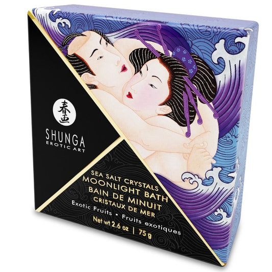 Shunga Bath Experience-Săruri De Baie Cu Aromă Exotică Violet  75 Gr