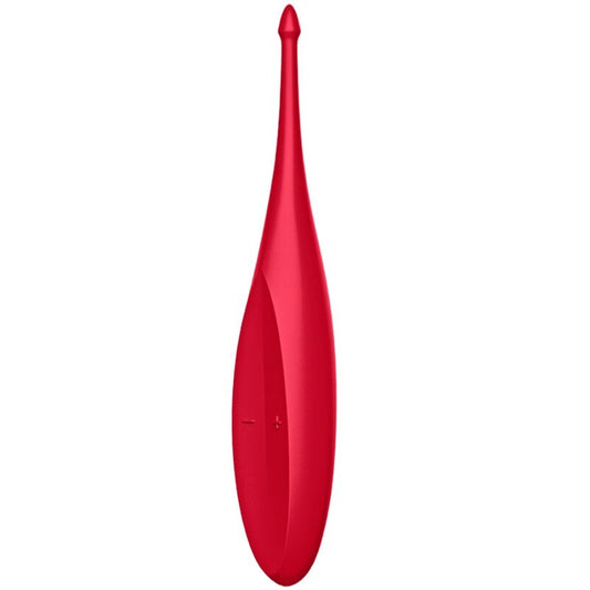 Satisfyer Twirling Fun - Vibrator With Circulating Vibrations, Water Resistant, Medical Silicone, 12 Vibration Programs, 15 Year Warranty, Red