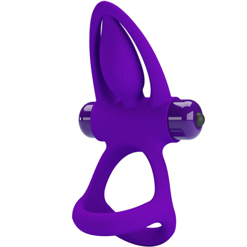 Pretty Love Male- Inel Vibrator 10 Vibrații Silicon Violet